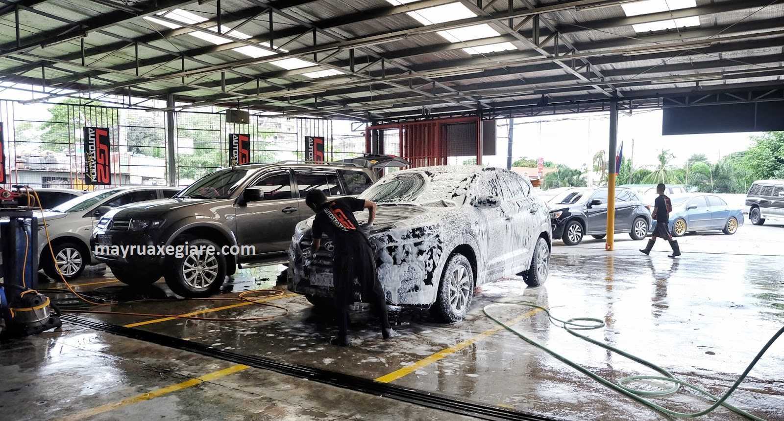 trạm rửa xe công nghệ cao